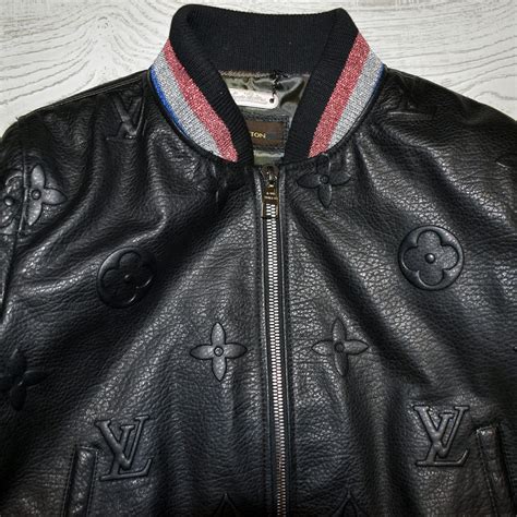 louis vuitton leather jacket women's|louis vuitton ladies leather jacket.